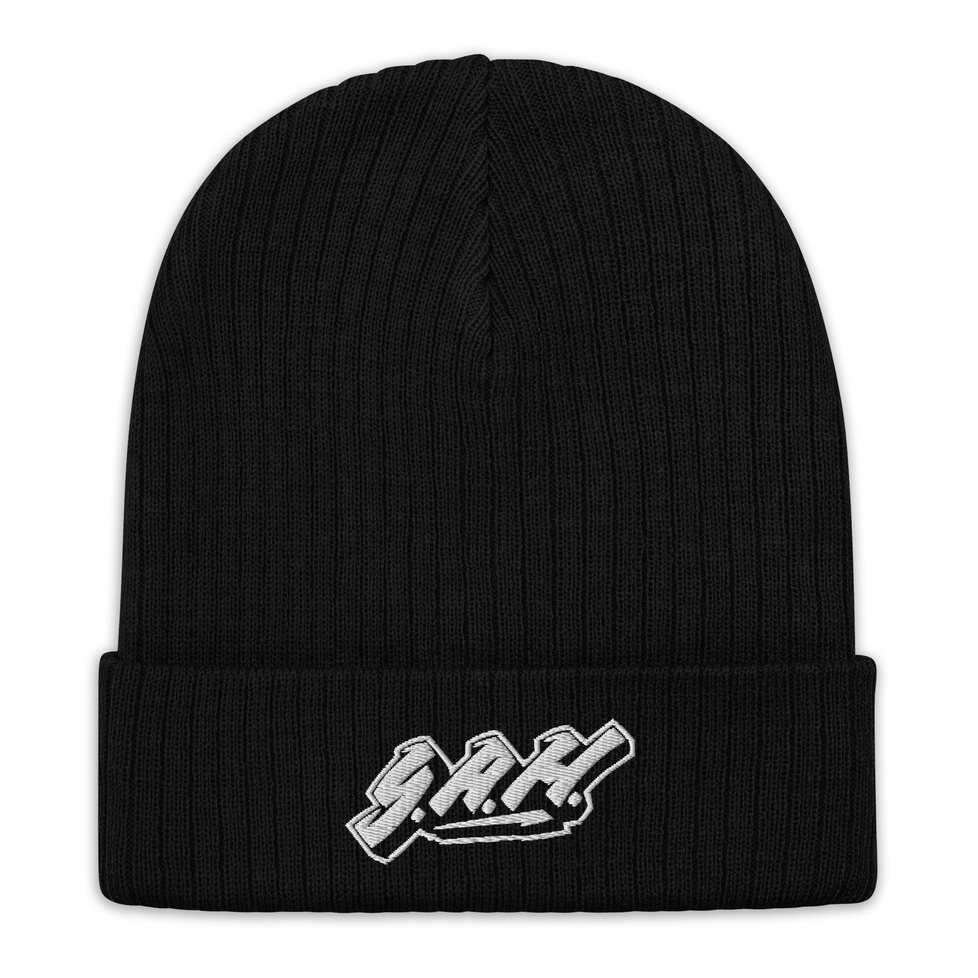 Y.A.H Ribbed Knit Beanie