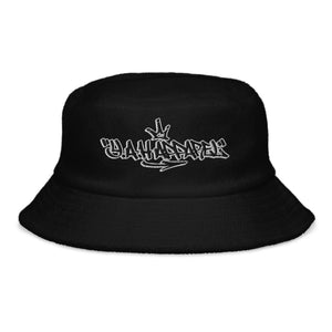 Y.A.H. Tagged Terry Cloth Bucket Hat