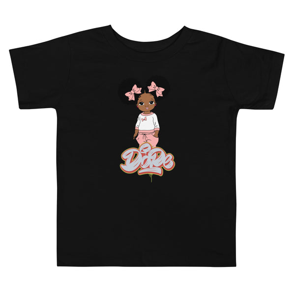 "Girls Are Dope" Toddler Short Sleeve Tee