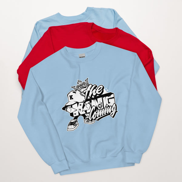 "B Boy - The King Is Coming" Unisex Sweatshirt