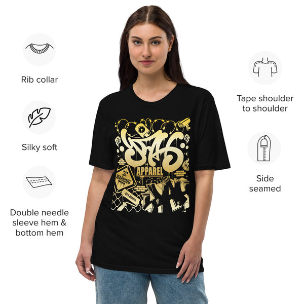 Gold Vandal Unisex Premium Viscose Hemp T-Shirt