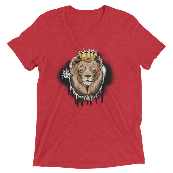 Warrior Lion Graffiti Short sleeve t-shirt