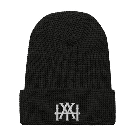 Monogram Waffle Beanie