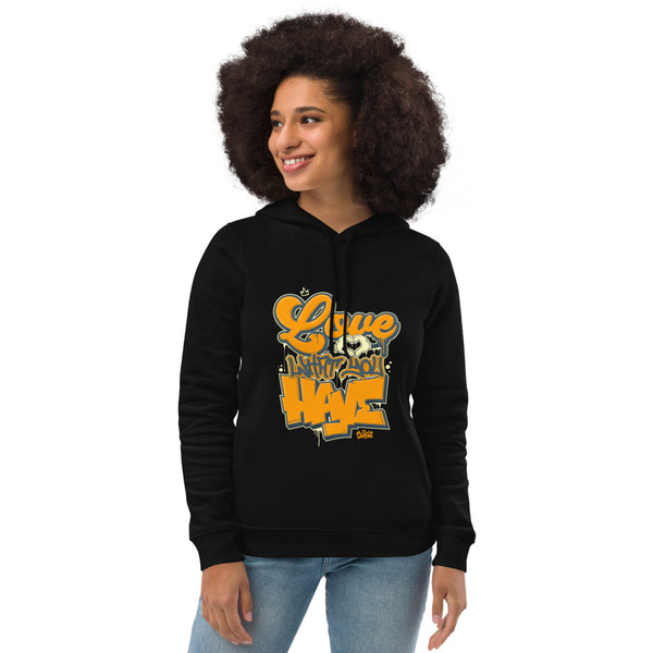 "Love What You Have" Women's Eco Fitted Hoodie