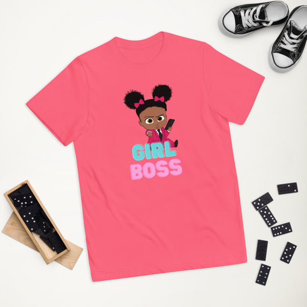 "Girl Boss" Youth Jersey T-Shirt