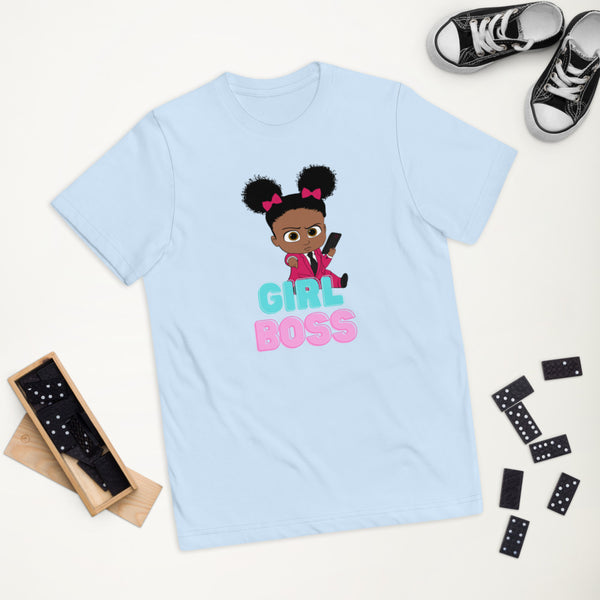 "Girl Boss" Youth Jersey T-Shirt